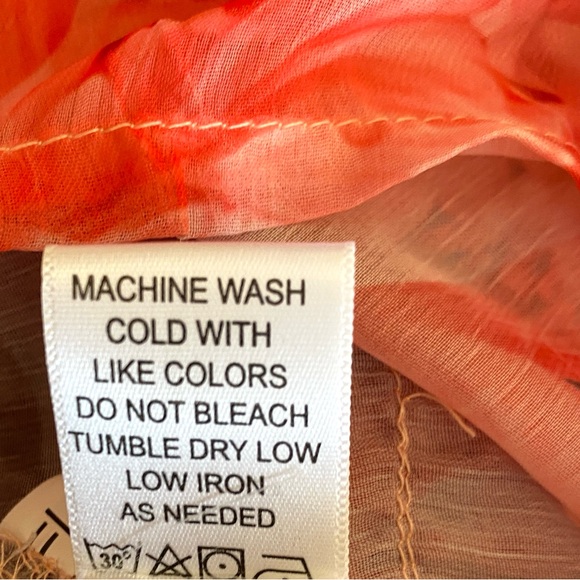 Wishing Waves Boho Maxi Dress Floral Long Sleeve Flowy Chiffon Party Large - Picture 15 of 15